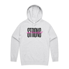 Load image into Gallery viewer, Embrace comfort and confidence with our 'Strong and Beautiful' women's relaxed fit hoodie. Perfect for the modern woman, this fashionable oversize hoodie combines style and empowerment. Ideal for everyday wear, our hoodie offers a chic, relaxed fit that flatters all shapes. Elevate your wardrobe with this must-have piece.