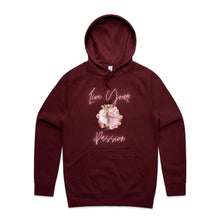 Load image into Gallery viewer, Elevate your style with our women's relaxed fit hoodie, featuring the inspiring slogan 'Live Your Passion.' This modern, oversized hoodie combines fashion and comfort, making it a go-to for casual, cosy days. Perfect for those who love trendy, fashionable oversize hoodies.
