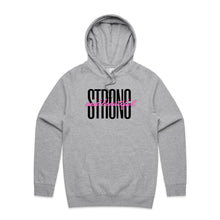 Load image into Gallery viewer, Embrace comfort and confidence with our 'Strong and Beautiful' women's relaxed fit hoodie. Perfect for the modern woman, this fashionable oversize hoodie combines style and empowerment. Ideal for everyday wear, our hoodie offers a chic, relaxed fit that flatters all shapes. Elevate your wardrobe with this must-have piece.