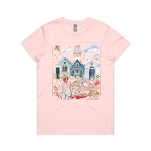 Load image into Gallery viewer, Embrace vintage coastal charm with our Seaside Escape Signature Tee—retro graphics, sun-soaked nostalgia and timeless beach-day style in one classic piece.