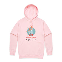 Load image into Gallery viewer, Stay effortlessly cool with our 'Keeping It Real, No Filter Needed' women's relaxed fit hoodie. Perfect for those who love fashionable, modern, and oversize hoodies, this hoodie combines comfort and style. Embrace the relaxed fit and showcase your true self in casual, laid-back fashion.