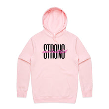 Load image into Gallery viewer, Embrace comfort and confidence with our 'Strong and Beautiful' women's relaxed fit hoodie. Perfect for the modern woman, this fashionable oversize hoodie combines style and empowerment. Ideal for everyday wear, our hoodie offers a chic, relaxed fit that flatters all shapes. Elevate your wardrobe with this must-have piece.