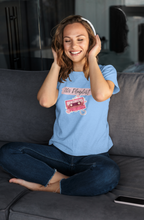 Load image into Gallery viewer, Step into nostalgia with our '80s Playlist' T-Shirt! Relive the vibrant energy of the 1980s with a retro design that pays homage to the era when we curated our favourite songs onto cassette tapes. This tee blends style and memories in every thread. Grab yours now and let the good vibes roll!
