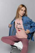 Load image into Gallery viewer, Step into iconic retro style with our 'Hello Gorgeous' women's graphic t-shirt. This retro-inspired tee adds a chic, playful touch to any wardrobe. Perfect for those who love bold, stylish graphic t-shirts with a timeless flair.
