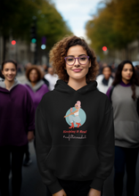 Load image into Gallery viewer, Discover our 'Keeping It Real' women's regular fit hoodie. Perfect for casual street style, this fashionable and high-quality hoodie combines comfort and style. Part of our premium women's hoodie collection, it's a must-have for stylish ladies who love casual, laid-back fashion.