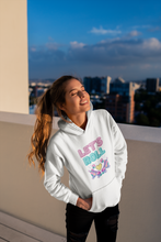 Load image into Gallery viewer, Elevate your casual street style with our 'Let's Roll' women's fit hoodie. Part of our premium women's hoodie collection, this chic, high-quality piece offers a stylish, designer look. Stay on-trend with one of the latest women's hoodie styles, perfect for effortless fashion-forward comfort.
