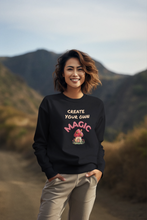 Load image into Gallery viewer, Unleash your inner magic with our 'Create Your Own Magic' sweatshirt. Crafted for comfort and style, this sweatshirt is perfect for anyone who believes in the power of creating their own destiny. Designed for a relaxed fit, this cosy, comfortable piece is perfect for women seeking fashionable oversized sweatshirts.