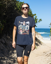 Load image into Gallery viewer, Embrace vintage coastal charm with our Seaside Escape Signature Tee—retro graphics, sun-soaked nostalgia and timeless beach-day style in one classic piece.