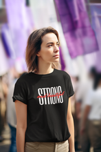 Load image into Gallery viewer, Discover our 'Strong and Beautiful' women's T-shirt, crafted from 100% organic cotton. This top-quality, eco-friendly shirt embodies sustainability with every wear. Embrace style and comfort with our premium organic cotton shirts, designed for those who value both strength and beauty in a sustainable choice.