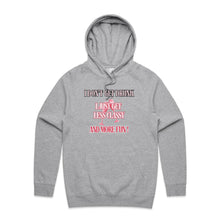 Load image into Gallery viewer, Elevate your style with our Women's Relaxed Fit Hoodie featuring the playful message, 'I Don't Get Drunk, I Just Get Less Classy and More Fun.' This fashionable oversized hoodie offers a modern, relaxed fit, perfect for adding a touch of humour to your casual wardrobe.