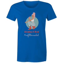 Load image into Gallery viewer, Step out confidently with our women's message t-shirt that proclaims 'Keeping it Real - #no filter needed.' This empowering quote t-shirt embodies authenticity and positive vibes. Perfect for those who value women's inspirational messages and self-expression. Get yours and keep it real!
