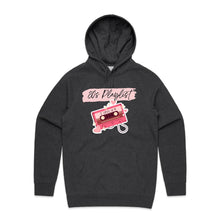 Load image into Gallery viewer, Discover our retro '80s Playlist' Hoodie, perfect for adding nostalgic vibes to your wardrobe! This trendy, oversized hoodie offers a comfortable, relaxed fit, bringing back the fun of recording your favourite tunes on cassette tapes. Elevate your style and relive the '80s era today!