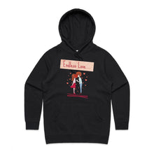 Load image into Gallery viewer, Discover the perfect blend of comfort and style with our 'Endless Love' hoodie. This casual street style piece from our premium women's hoodie collection features a chic design and high-quality fabric. Elevate your wardrobe with this fashionable, urban hoodie—ideal for a trendy, relaxed look.
