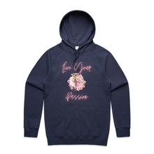 Load image into Gallery viewer, Elevate your style with our women's relaxed fit hoodie, featuring the inspiring slogan 'Live Your Passion.' This modern, oversized hoodie combines fashion and comfort, making it a go-to for casual, cosy days. Perfect for those who love trendy, fashionable oversize hoodies.