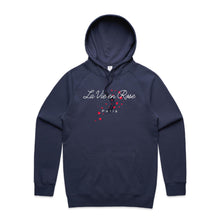 Load image into Gallery viewer, Embrace comfort and style with our women's relaxed fit hoodie featuring the message 'La Vie en Rose.' This modern, fashionable, oversized hoodie offers a cosy feel and a chic look, perfect for adding a touch of elegance to your casual wardrobe.