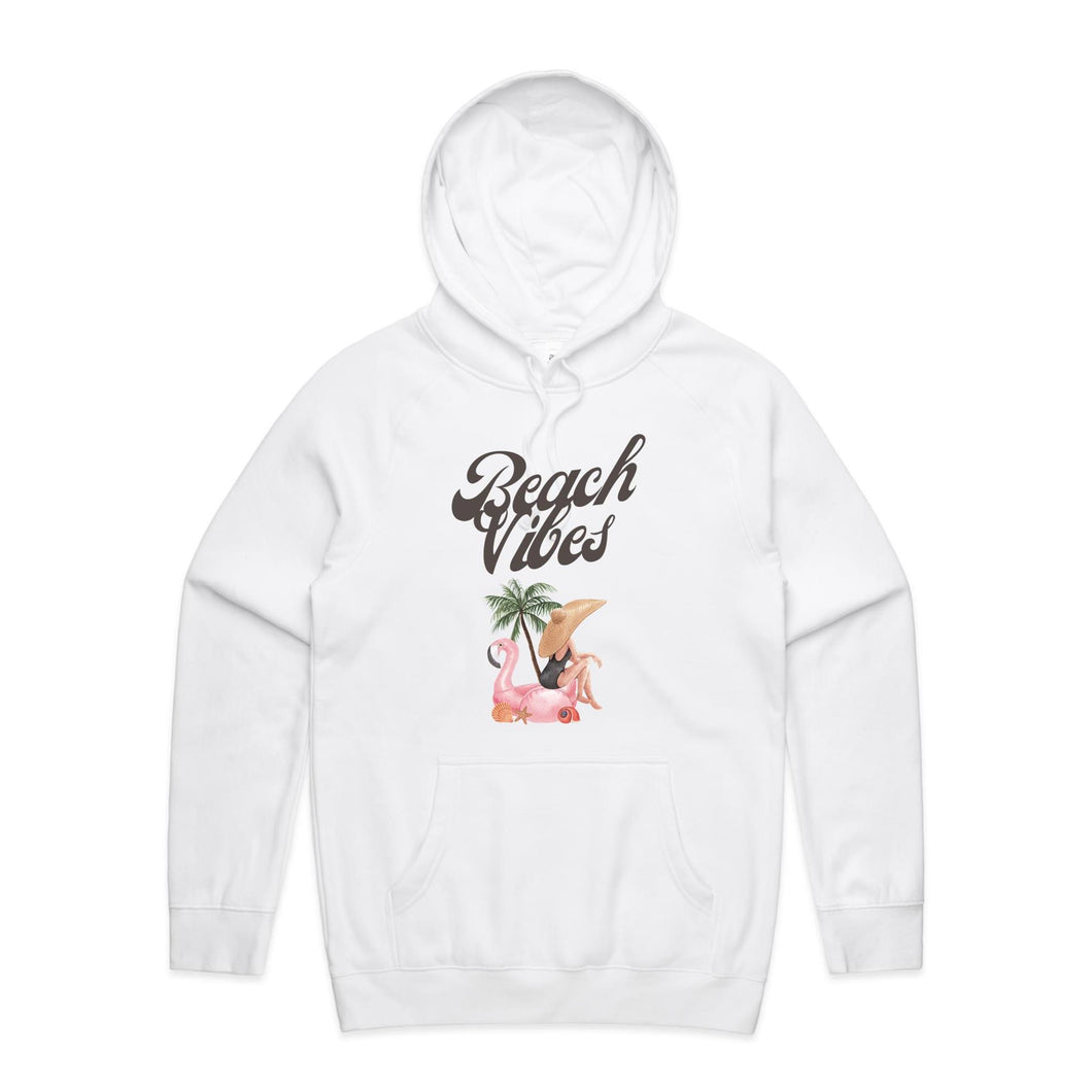 Embrace the essence of summer with our 'Beach Vibes' relaxed fit hoodie. Ideal for cool evenings, this hoodie is your go-to for summer nights, beach barbecues, and sunset watching. With an oversized fit and cosy pocket, it keeps you warm and stylish, embodying the laid-back beach lifestyle in every detail.
