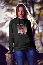 Load image into Gallery viewer, Embrace effortless style with our &#39;Time to Shine&#39; women&#39;s relaxed fit hoodie. Perfect for casual days, this modern, oversized hoodie combines comfort and fashion. Stay trendy with its relaxed fit, making it a must-have for your summer wardrobe!
