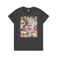 Load image into Gallery viewer, The Annie Rose Signature Series features vintage-inspired tees like the Golden Voyage — crafted with heart, celebrating travel and timeless elegance.
