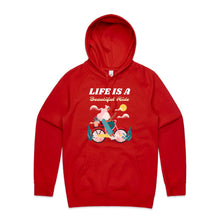 Load image into Gallery viewer, Embrace comfort and style with our fashionable oversized women&#39;s hoodie, featuring a relaxed fit and the inspiring slogan &#39;Life is a beautiful ride.&#39; Perfect for a modern look, this premium hoodie offers cosy vibes while keeping you effortlessly chic. Shop now for your go-to casual staple!

